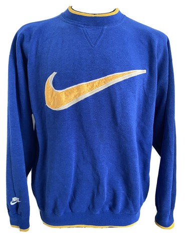 Vintage NIKE PREMIER Blue Sweatshirt 