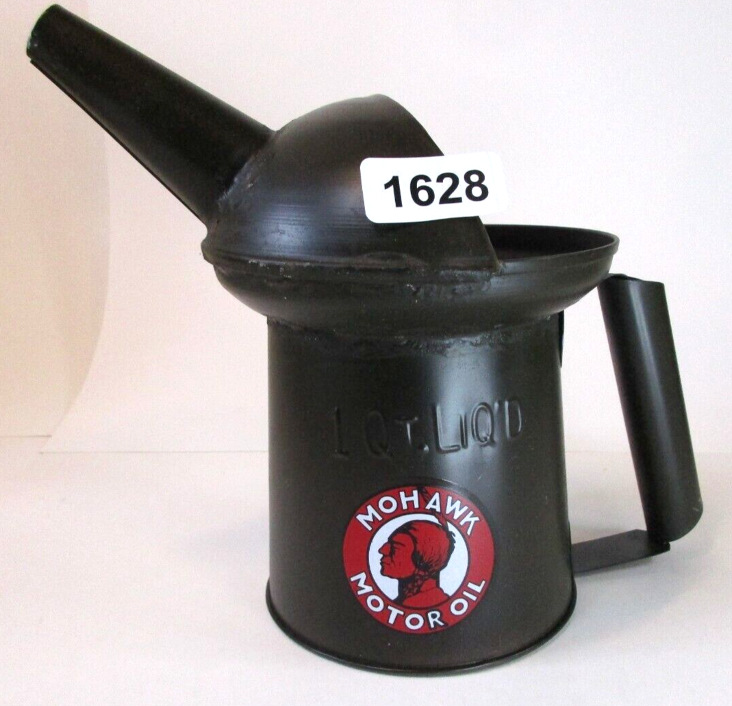 Retro Mohawk Motor Oil Can 1 qt. w/ Spout Collectible V31628 eBay
