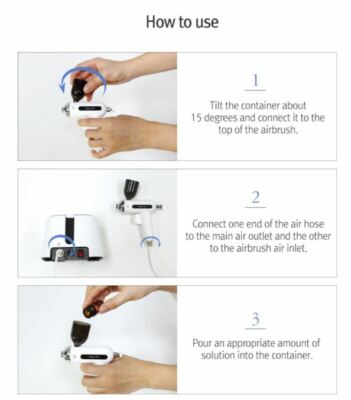 Ruby-Cell Handy Airbrush System, Fog spray Lymph massage | eBay