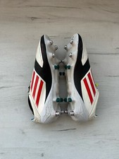 Scarpe tacchetti Adidas F50 Adizero bianche calcio Elite US8 1/2 UK8 EUR42