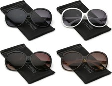 Round Women Teen Girls Sunglasses Fashion Retro Vintage Shades Small-Medium Face