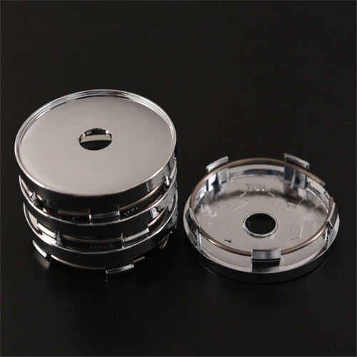 4pcs 60mm Universal Car Auto Wheel Center Caps Central Hub Blank Centre Hubcaps - Picture 2 of 10