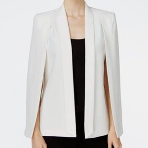 ivory cape blazer