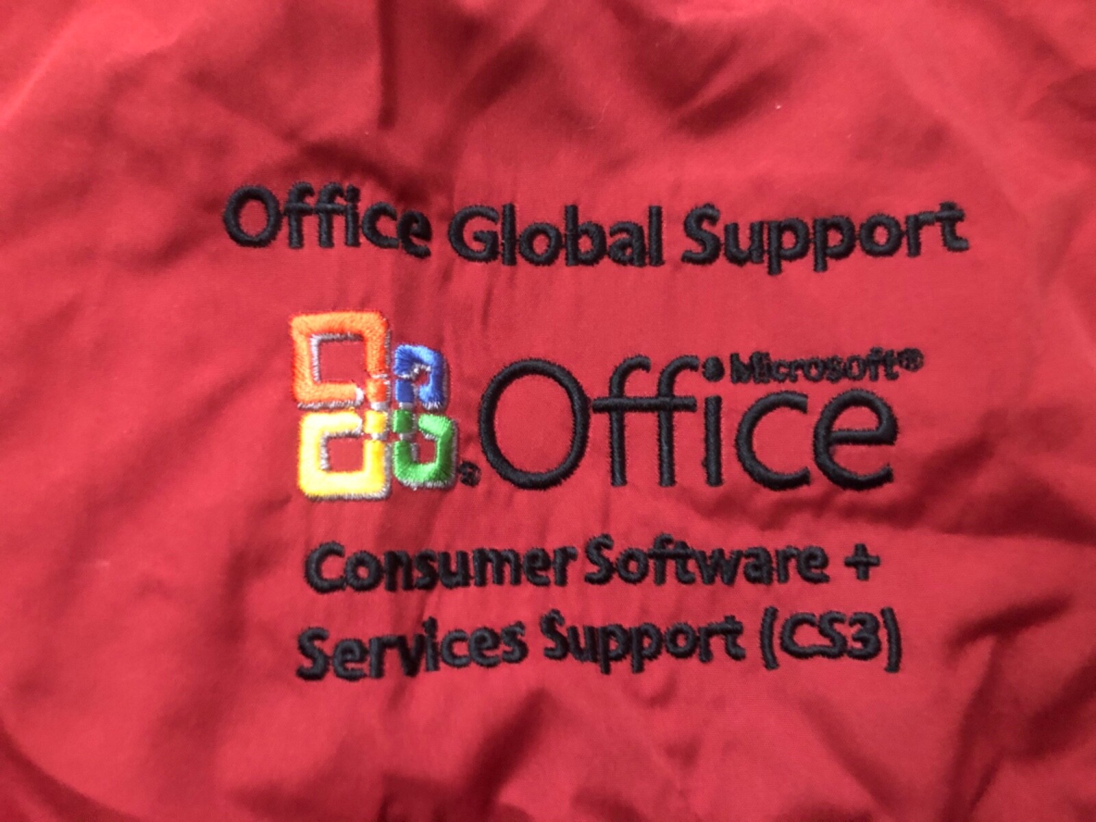Microsoft Office Services Support CS3 Windbreaker… - image 3