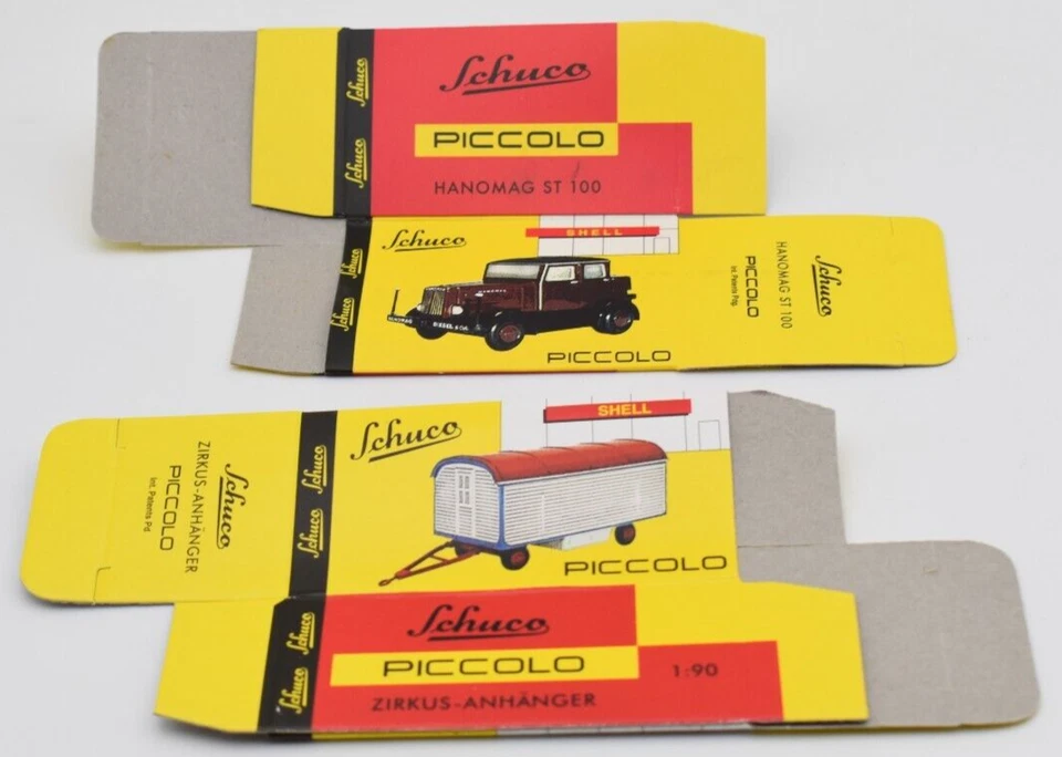 Schuco Piccolo Set Circo Barum Tractor Hanomag ST 100 + Remolque. 1/90. Limited Foto 4 de 4