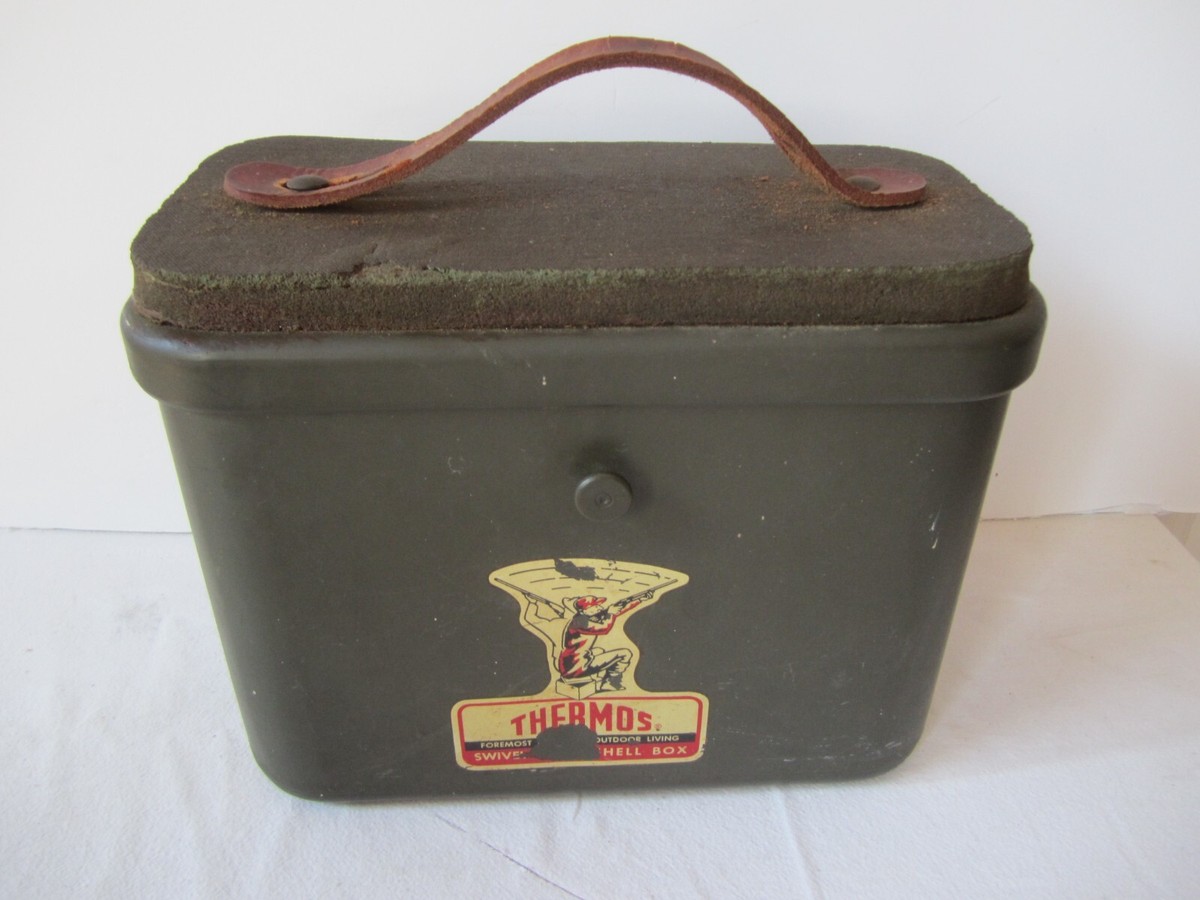 Vintage Rare Thermos Swivel Seat & Shell Box | eBay 