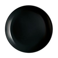 Dessertteller Luminarc Kuchenteller Diwali 19 Cm Glas Teller Schwarz