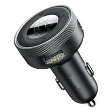 Baseus Car Charger Bluetooth AUX FM Modulator 12-24V 2xUSB 3.4A CCLH-01