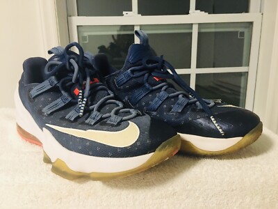 Nike Mens Lebron 13 831925-416 Blue Basketball Shoes Lace Up  display picture 1