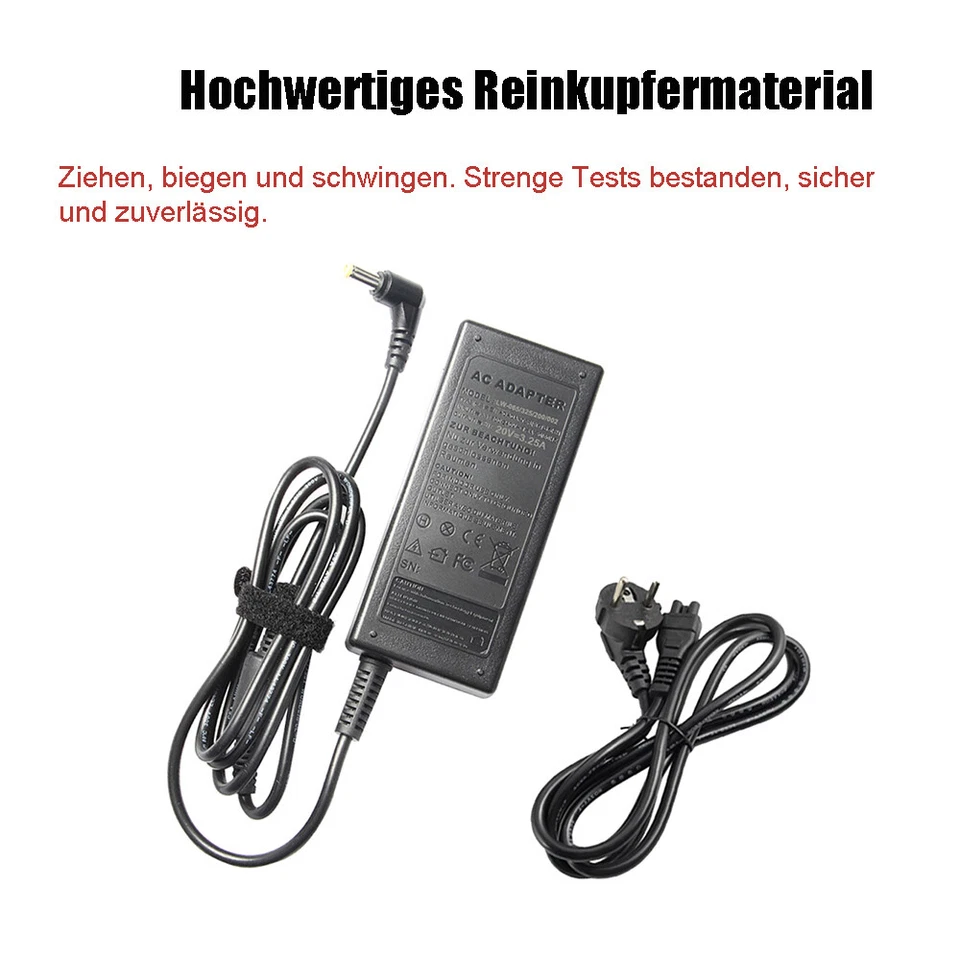 Netzteil Ladegerät für Fujitsu Siemens Amilo A1650G Li 2727 V5535 20V 3.25A 65W - Bild 3 von 4