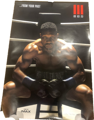 CREED 3 Original Double Sided 27x40 Movie Poster Jonathan Majors, FINAL VSN
