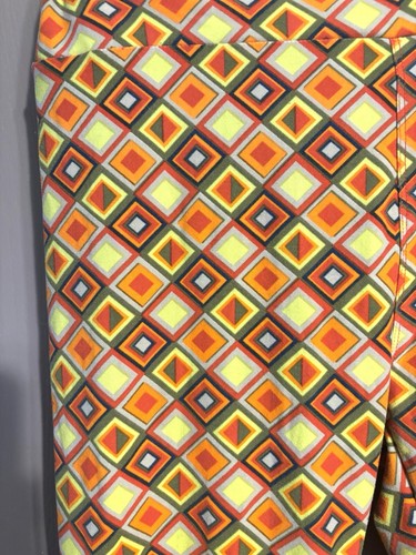 Lot Of 2 Women’s LulaRoe Legging’s One Size (OS) Multicolor Geometric, Soft! - Picture 11 of 13