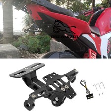 Motorcycle License Number Plate Frame Holder Tidy Tail Bracket For Honda Grom