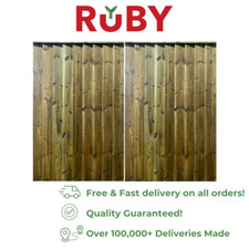 Wooden Driveway Gate High Quality Pressure Treated  Tongue & Groove Wood Gates