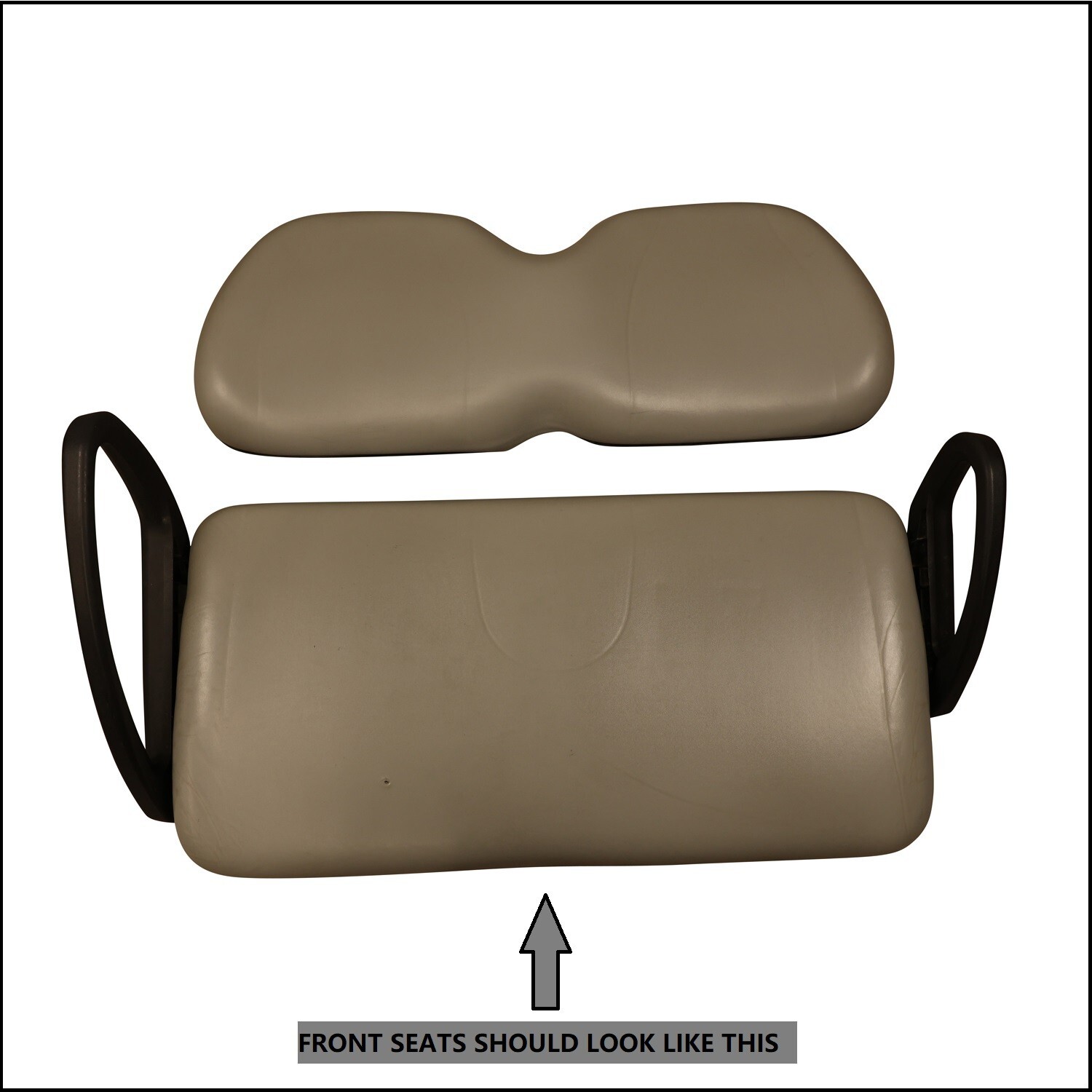Premium Golf Cart Seat Cover Brown For Club Car Precedent /Tempo, Front Rear 4PC eBay