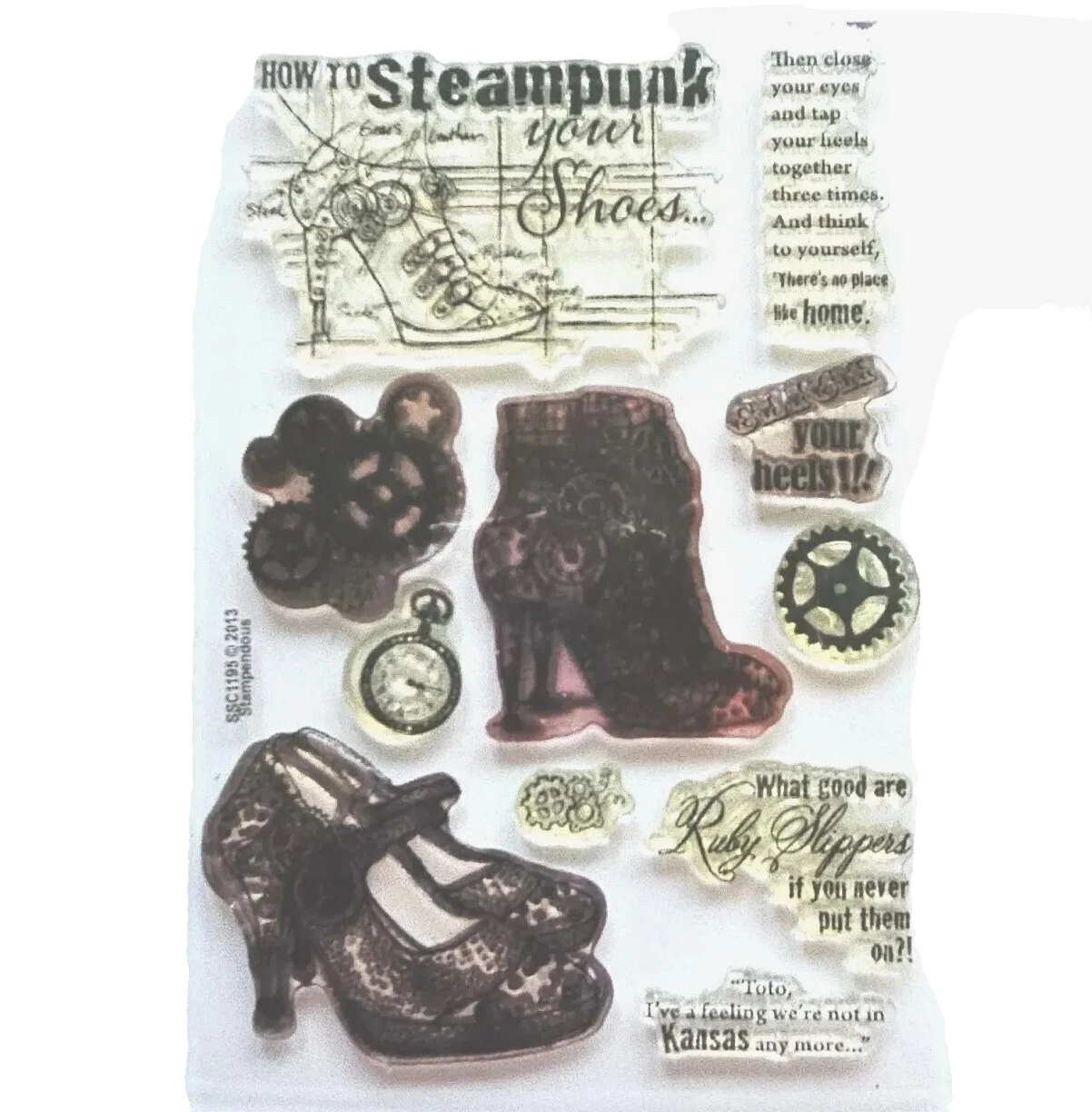 Штампы для творчества Stampendous Steampunk