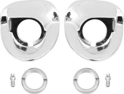 OER Chrome Wiper Escutcheon Nut Set For 1955-1956 Chevy Bel Air 210 and Nomad - Bild 1 von 3