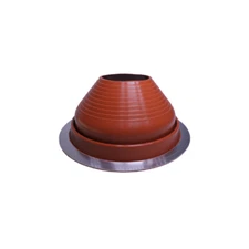 Flashers Silicone Round Metal Roof Pipe Flashing Boot (Size#1-9) Made in USA