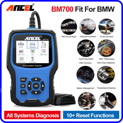 ANCEL BM700 For BMW Full System OBD2 Diagnostic Scanner ABS SRS EPB TPMS CBS