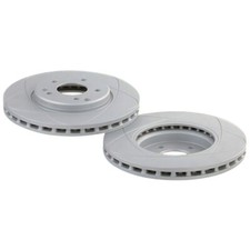 Front Slotted Disc Brake Rotors Fits Ford Taurus, Lincoln Mark VIII 269mm