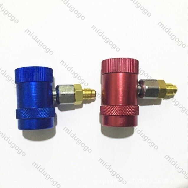 Set Adattatori R1234yf A R134a Per Climatizzatore Auto - Attacchi Rapidi Alta/Bassa Pressione, In Ottone - Foto 7