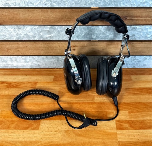 Radio Shack Noise Reducing Race Scanner Headphones Black Adjustable ...