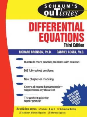 Schaum's Outline of Differential Equations - Paperback By Richard Bronson - GOOD