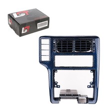 Zierblende Luftgitter Mittelkonsole Rahmen Carbon Blau für VW POLO 6N1 1994-1999