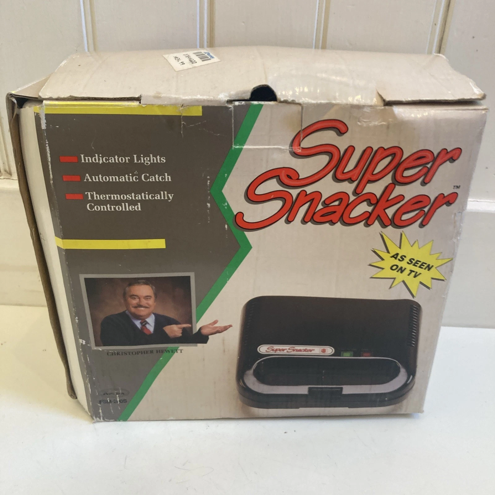 Vintage 1990 Super Snacker Sandwich Press Infomercial TV Manuel NEW! Old Stock
Opens in a new window