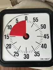 Time Timer  w Alarm 60 Minute Visual for Kids Learning Elementary Therapies Tool