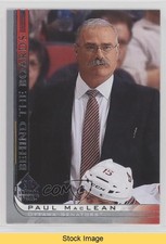 2020 SP Signature Edition Legends Behind the Boards Paul MacLean #BB-7 READ i9l