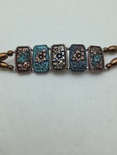 Hematite Magnetic Bracelet Double Strand Copper Color Beads