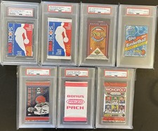 Basketball Sealed Packs Lot/2 PSA 10, 3 PSA 9, 2 PSA 8/David Robinson, Zion RCs