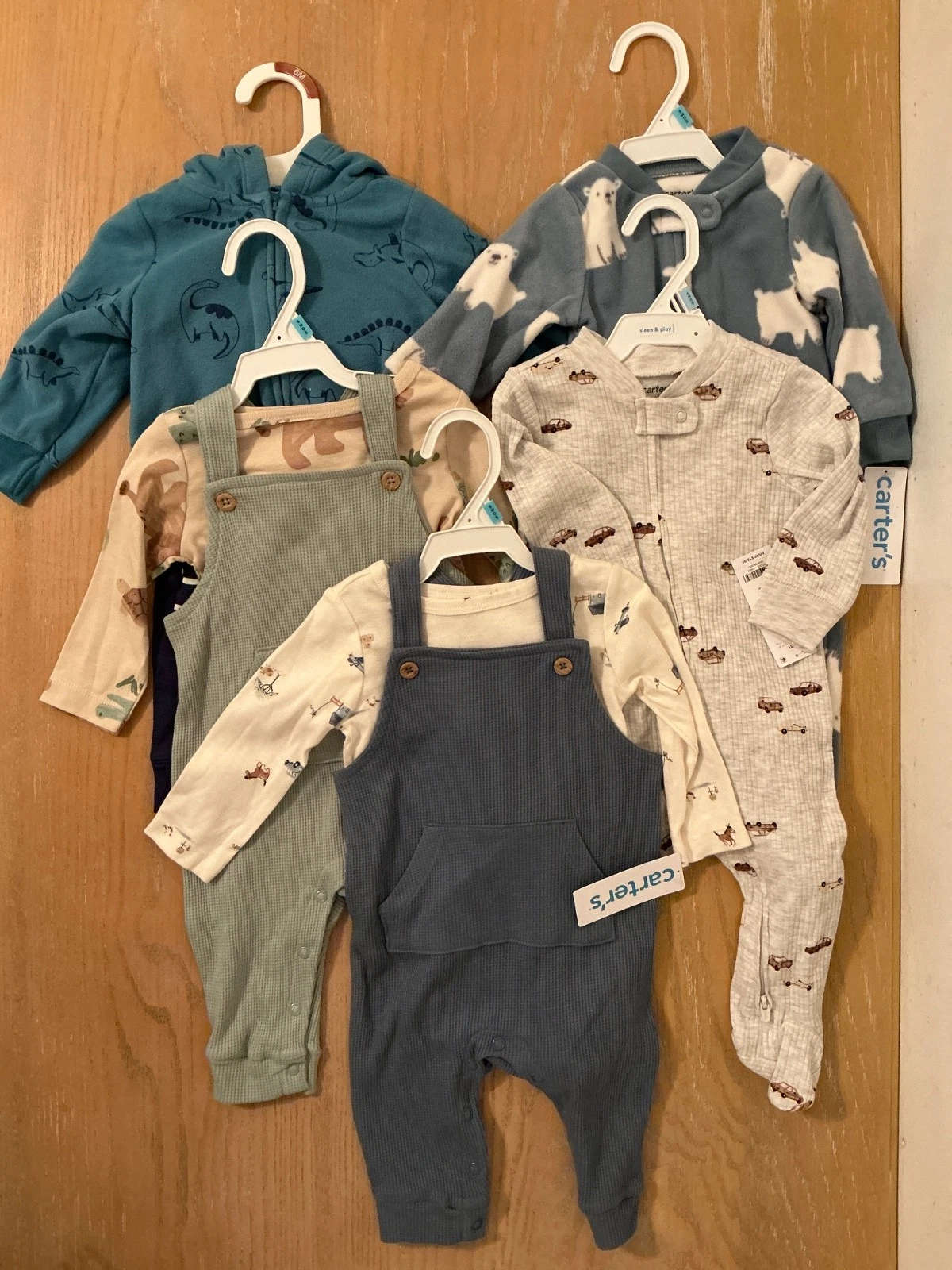 Carter's Infant Boys Winter Clothing Lot of 9 Size 6 Months