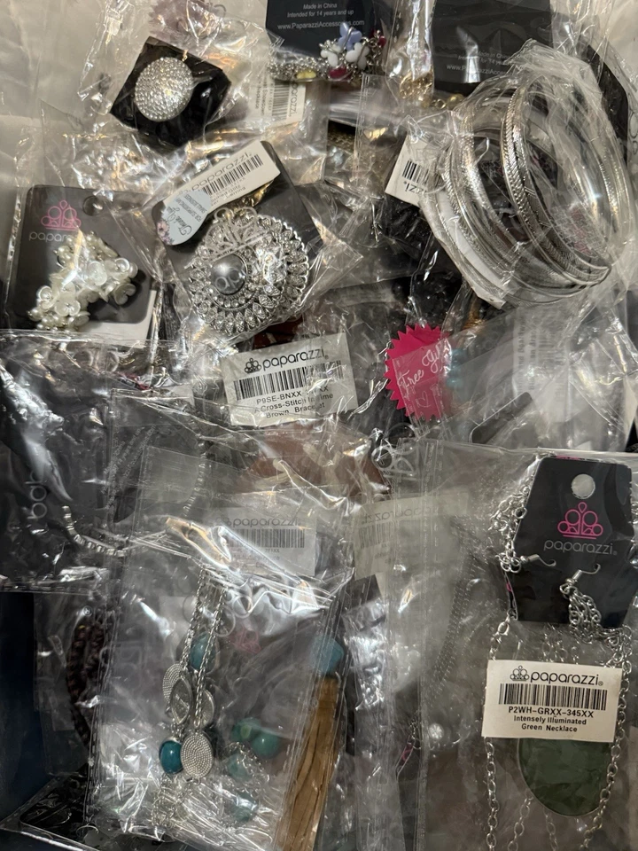 Lote misto de 125 peças de joias de paparazzi - Imagem 2 de 4