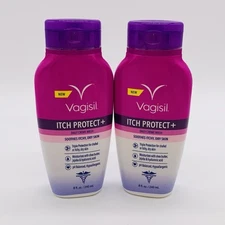 Vagisil Itch Protect + Feminine Daily Intimate Wash 8oz 2pk