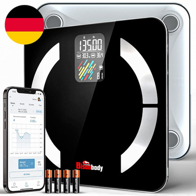 Smart Digital Scale for Body Weight and Fat Percentage, 22 Body Composition Data