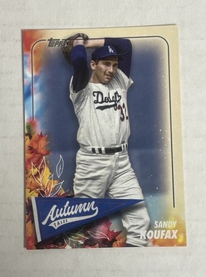 Sandy Koufax Autumn Tales 2024 Topps Update Series #AT-29 Los Angeles Dodgers