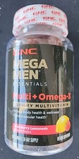 GNC Mega Men Essentials 50 Plus Gummy Multivitamin 60 Ex 7/26 READ 