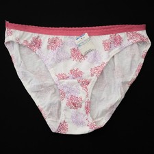 NEW Hanes Her Way VTG 90s 100 Comfortsoft Cotton Wal Mart Bikini Panty LARGE