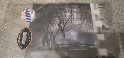 Michael Jordan Autograph Cut From 1991 ILLINOIS state Lottery Flip Book BAS SRLP