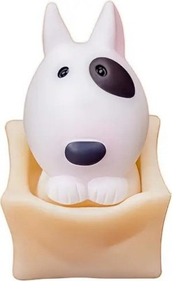 Cartoon Bull Terrier Dog Figure Cute Rearview Mirror Ornament Dashbo Size: Box