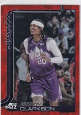 2025 TOPPS #132 JORDAN CLARKSON TIP OFF 8/25- UTAH JAZZ