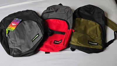 Trailmaker Classic Backpack Lot of 3 New School Travel Bags 15x11x5
