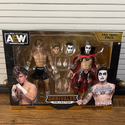 AEW Unrivaled Hook DANHAUSEN Tag Team Pack Action Figures WWE NEW in Box