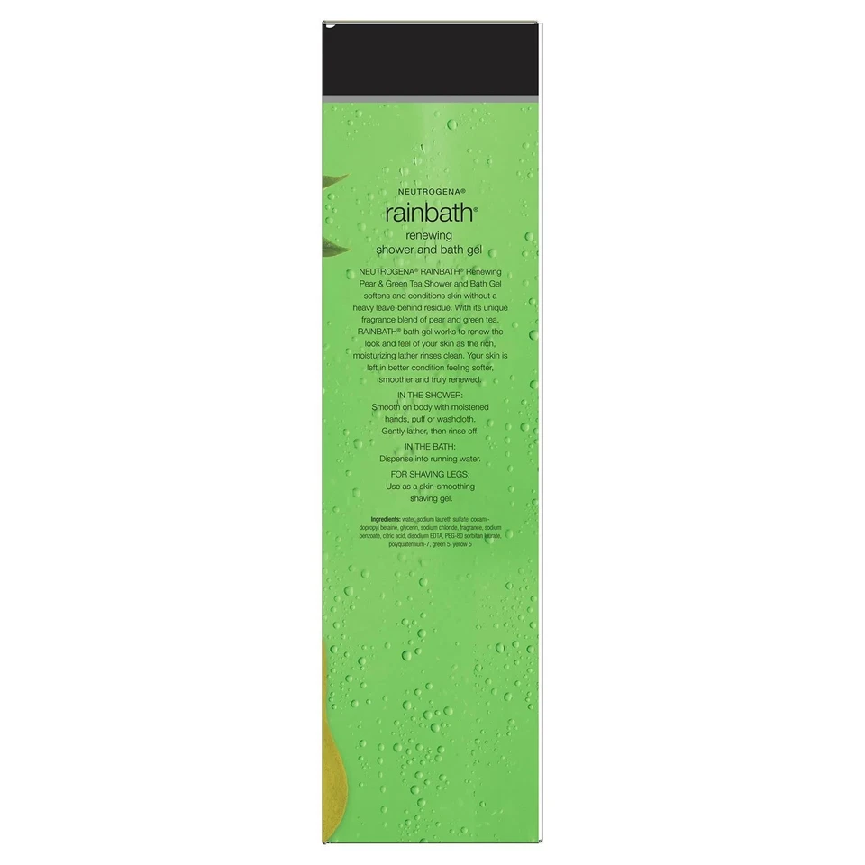 露得清 Rainbath 更新沐浴露、梨和绿茶香味,40 液量盎司 — 第 3/4 张图片