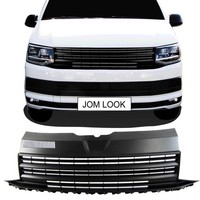 KüHlergitter Passend FüR JOM VW T6, 2015-2019, Schwarz, Ohne VW - Emblem