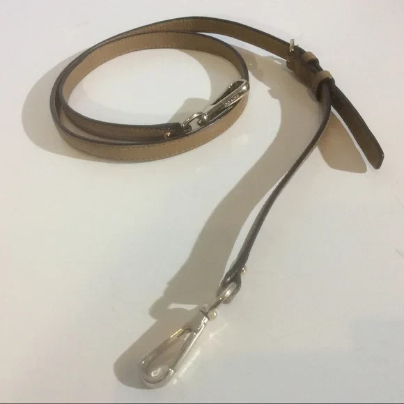COACH Replacement Strap Light Brown Thin Leather … - image 1