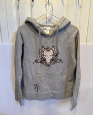 Walt Disney World Hoodie Original 1971 Mickey Mouse Embroidered Sweatshirt Med