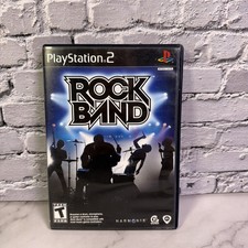 Rock Band (Sony PlayStation 2 PS2, 2007) - Complete With Manual Tested ✅